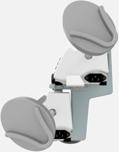 Hillaero MEDFUSION 3500 FAA certified mountable bracket for Air Ambulance Airmed Helicopter or Fixed Wing Aircraft WITH UNITS SIDE